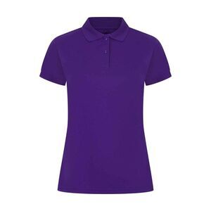 Henbury Womens/Ladies Pique Polo Shirt / Bright Purple